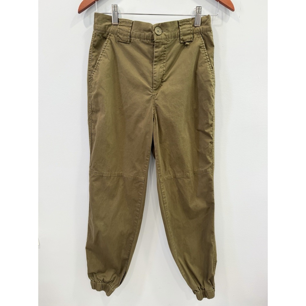 Garage Women's Small Olive Green Cotton Jogger Pants Utility Cargo Gorpcore